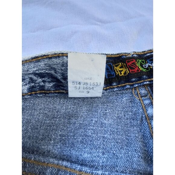 Vintage Sasson Acid Wash Tapered Leg Jeans Size 9, High Rise, 90's Juniors - Picture 8 of 8